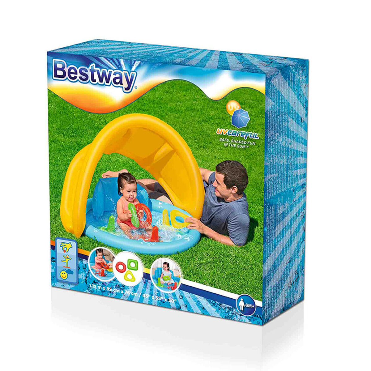 Детски басейн Bestway 115 x 89 x 76 cm 31 L